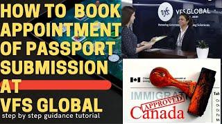 How to Book Appointment Passport Submission at Visa Center/Vfs Center Passport kaise submit kre 2022