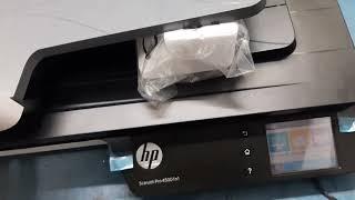 hp scanjet pro 2500 f1 installation testing