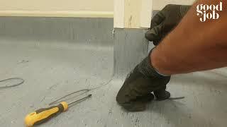 How to heat weld external corners of vinyl flooring Learn like a pro with Bespoke Flooring Solutions