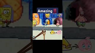 Amazing‼️ #angrybirds #spongebob #bestgamesvk #funny #games #animation #cartoon #shortvideo #short