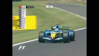 Pole de Fernando Alonso en el Gran Premio de Gran Bretaña 2006 - Silverstone (Audio Telecinco)