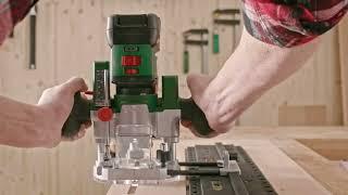 Bosch 2in1 18V Akku-Kanten-/Oberfräse - Für müheloses Fräsen von Kanten, Nuten und kreativen Motiven