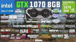 GTX 1070 + i7 4790  Test in 18 Games in 2023