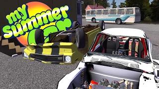 NEW UPDATE! New Bus, Fighting The Guy in the Yellow Car - My Summer Car Gameplay Highlights Ep 41