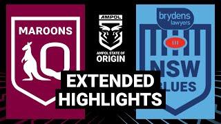 State of Origin 2022 | Game 3 | Extended Highlights | NRL