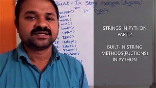 Built In String Methods ( functions ) in Python Programming || Strings in Python part 2