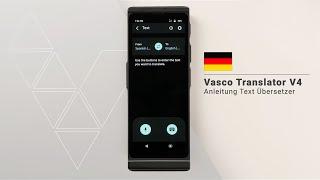 Vasco Translator V4: Was ist der Text-Übersetzer und wie wird er verwendet?