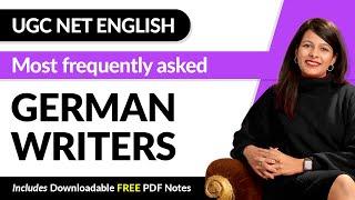 Most Important German Writers | UGC NET English Literature | Arpita Karwa