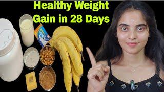 Healthy Weight Gain in 28 Days | most Requested vlog | #nimmaashwini #benatural #weightgain