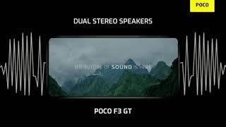 Poco F3 GT | Dual Stereo Speakers| Dolby Atmos Speaker Test|