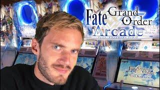 Pewdiepie tries out Fate Grand Order Arcade