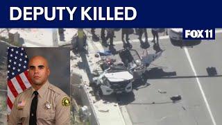 California deputy killed in pursuit crash