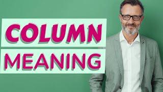 Column | Meaning of column