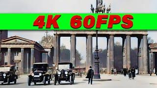 Germany 1921 (Berlin)【4K 60Fps Colorized Stabilized】