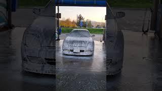 Warm autemn ecening and city car wash) #auto #prelude #honda #car #carwash