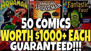 50 Comic Books Worth $1000 or More GUARANTEED!!! - Do You Have These Comics ?