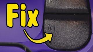 How to Fix L1 R1 on a DualSense PS5 Controller | Repair Replace Clean Stuck Sticky Broken Shoulder