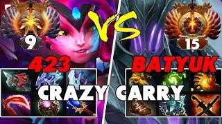 423 (DARK WILLOW) Carry vs BATYUK (RAZOR) Off - Epic Battle Of Pro Dota 2 Players - Z Dota 2 Channel