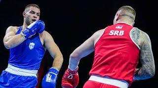 Dusan Veletić (SRB) vs. Stylianos Roulias (GRE) European Boxing Championships 2024 (92+kg)