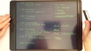 Boogie Board Blackboard build quality and writing experience