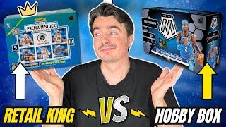 WHAT HAS MORE VALUE $$$!? NBA Hoops Premium Stock (King of Retail) VS Mosaic Hobby Box