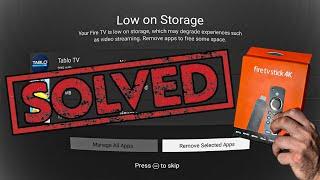 New Firestick Feature fixes low storage issue on ALL old devices
