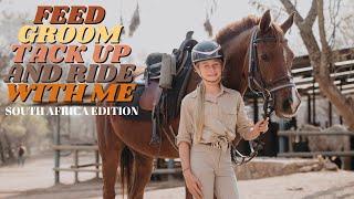 TACK UP AND RIDE WITH ME! SOUTH AFRICA HORSE RIDING SAFARI EDITION