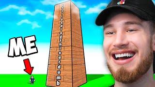 World's LONGEST WORD CHALLENGE in Roblox!