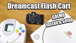 Sega Dreamcast Flash Cart! GDEMU Play Games From SD Card - Install And Setup