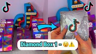 TikTok Mystery DIAMOND Boxes - BOX 1!!️ *ASMR* #Shorts