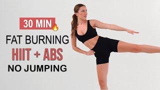 30 MIN High Intensity - No Jumping | Fat Burning ABS | No Repeat, Sweaty | Warm Up + Cool Down