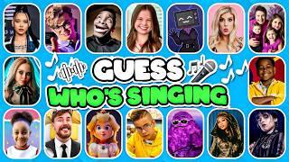 Guess the Meme & is Singing| Smurf Cat, , Mr. Beast, Grimace, Wednesday