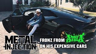 FRONZ from ATTILA Explains How He Affords His Luxury Cars  | Metal Injection