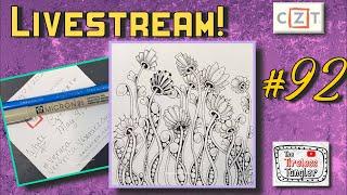 How to Draw VERUCA || Easy Zentangle ® Patterns for  Beginners || Day 92