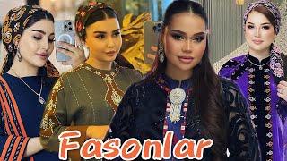 Taze turkmen moda koynek fasonlar | Dowrebap saylananja fasonlar | instagram taze fasonlar 2024