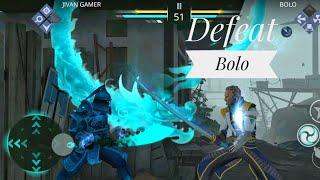 LEVEL 20 BOSS BATTLE BEAT BOLO SHADOW FIGHT 3 / shadow fight 3 how to defeat bolo