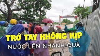 Nước Lũ Sông Hồng Lên Sát Bờ Đê - Bà Con Ngoài Đê Trở Tay Không Kịp