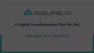 1.JSON Export-Tally ERP9