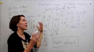 Intro to Control - 6.3 State-Space Model to Transfer Function