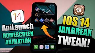 iOS 14 Jailbreak Tweak | Anilaunch - How to Animate Homescreen Icons in iOS 14 with Cydia!