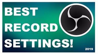 Best OBS Recording Settings - NO LAG [2019] (1080p/720p 60FPS)