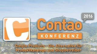 Simple Products - Contao Konferenz 2016 #ck2016