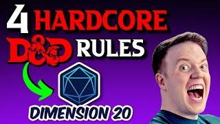 4 INTENSE D&D House Rules from Dimension 20 Neverafter