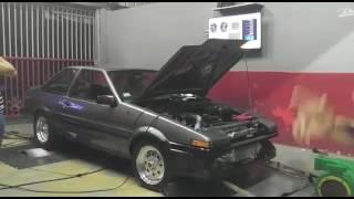 1987 Toyota Corolla 400hp 4age turbo stock internals