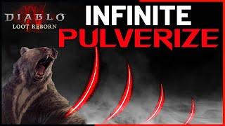 Infinite Pulverize Druid Guide | NO UNIQUES | Leveling Build | Best Paragon | Season 4 - Diablo 4