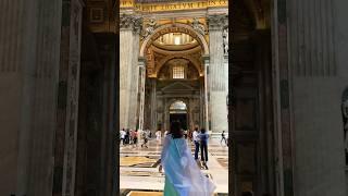 Inside St. Peter’s Basilica • Vatican City Walking Tour  #ItalyWalkingTour #VaticanCity #Italy