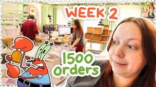 Losing Steam & Losing Weight – Week 2 Packing 1500 Orders