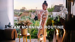 #54| 5AM WINTER MORNING ROUTINE | healthy habits & productive start of the day