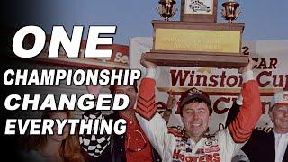 Alan Kulwicki kinda Ruined NASCAR in the 90's