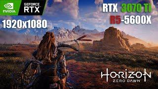 Horizon Zero Dawn | Ryzen 5 5600X + RTX 3070 Ti | 1080p benchmarks